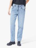 Sisters Point Odi High Waist Regular Fit Jeans, Blue Wash