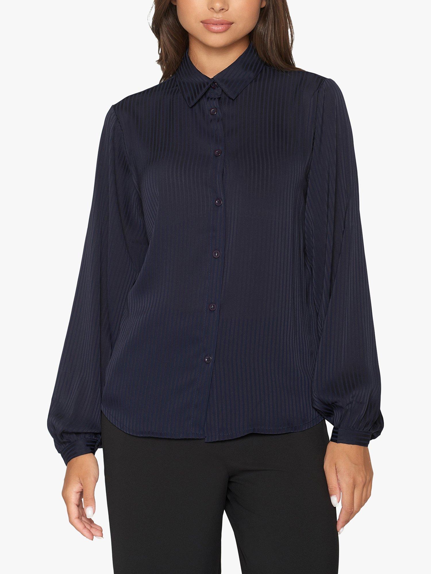 Sisters Point Stripe Shirt, Navy