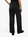 Sisters Point Vagna Pinstripe Suit Trousers, Black