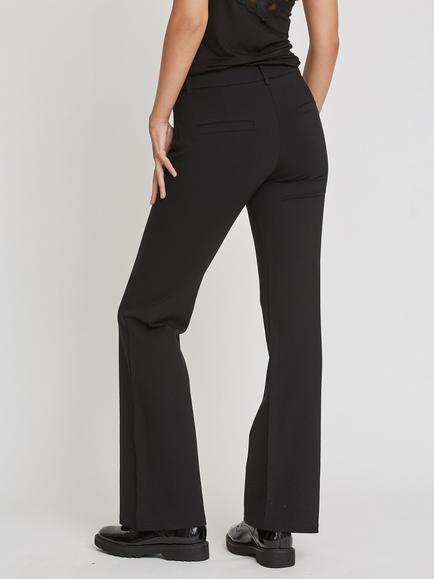 Sisters Point New George Slim Flare Trousers, Black - view 2, Black