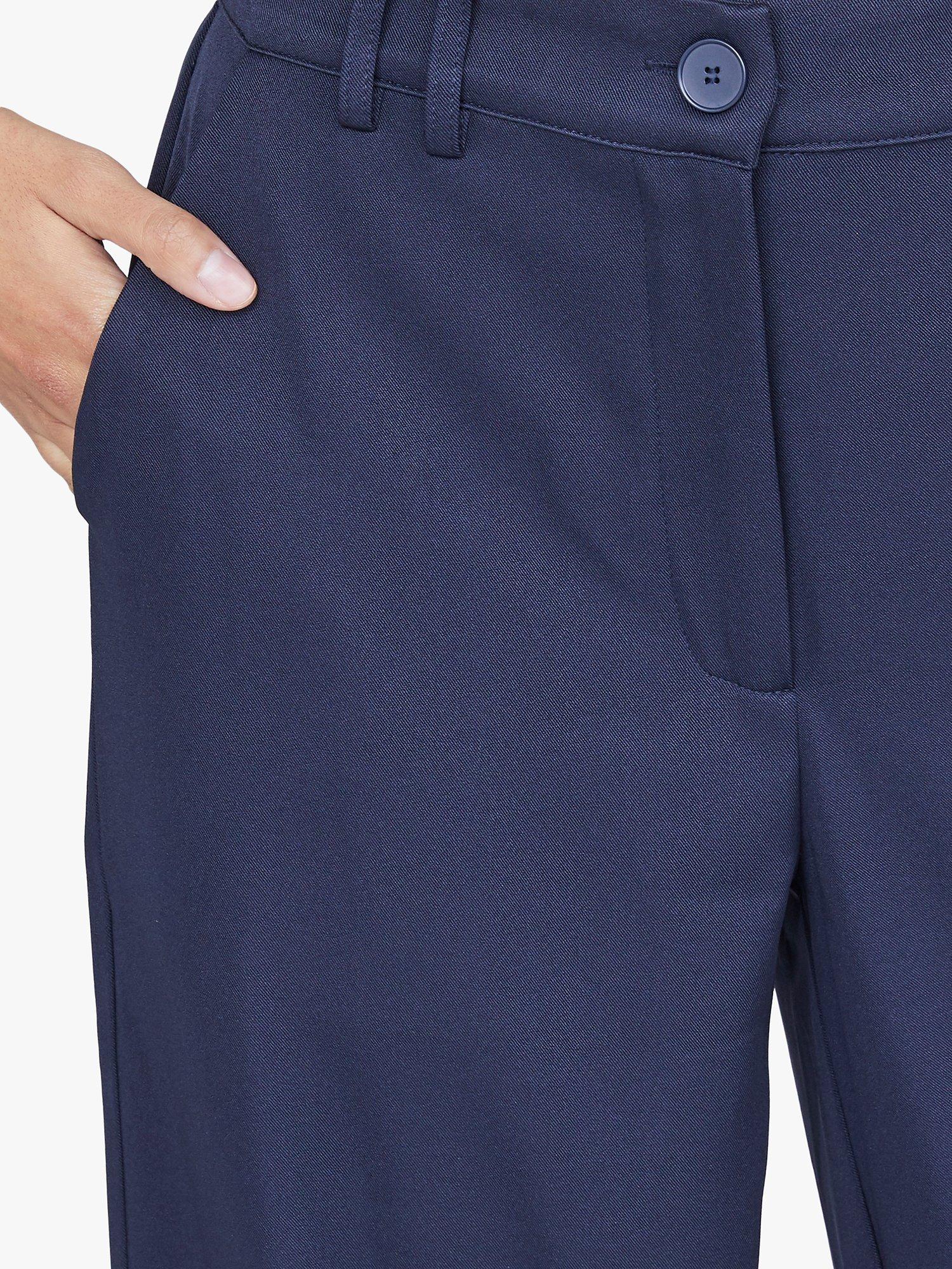 Product image 3 of 5, which shows Sisters Point ELAMA-W.PA Wide Leg Trousers, Navy, XS