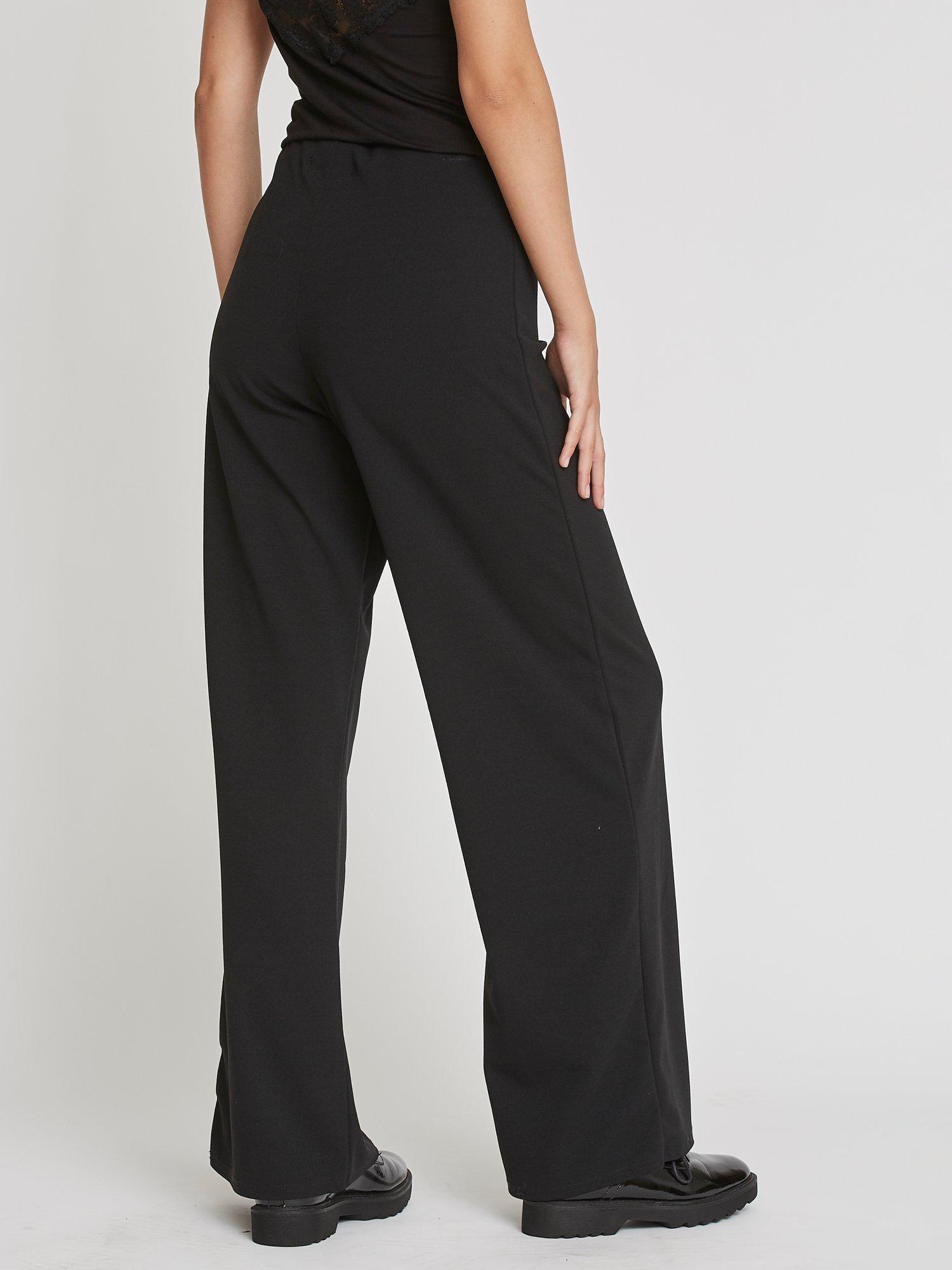 Product image 2 of 5, which shows Sisters Point Glut Wide Leg Trousers, Black, XS