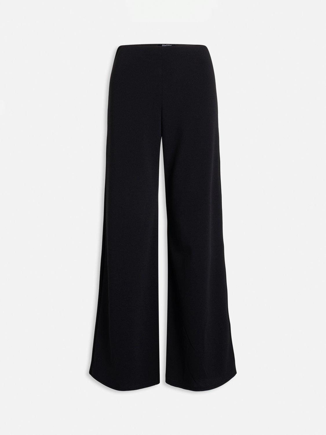 Product image 3 of 5, which shows Sisters Point Glut Wide Leg Trousers, Black, XS