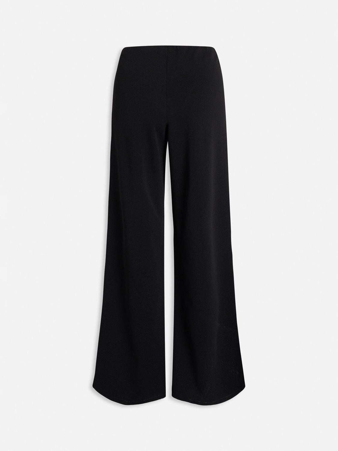 Product image 4 of 5, which shows Sisters Point Glut Wide Leg Trousers, Black, XS
