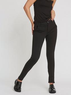 Sisters Point New George Classic Slim Fit Trousers, Black, Black