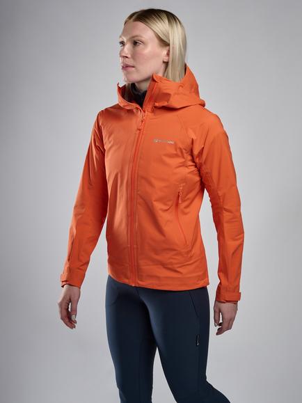 Montane Women's Phase Lite Waterproof Jacket, Tigerlily