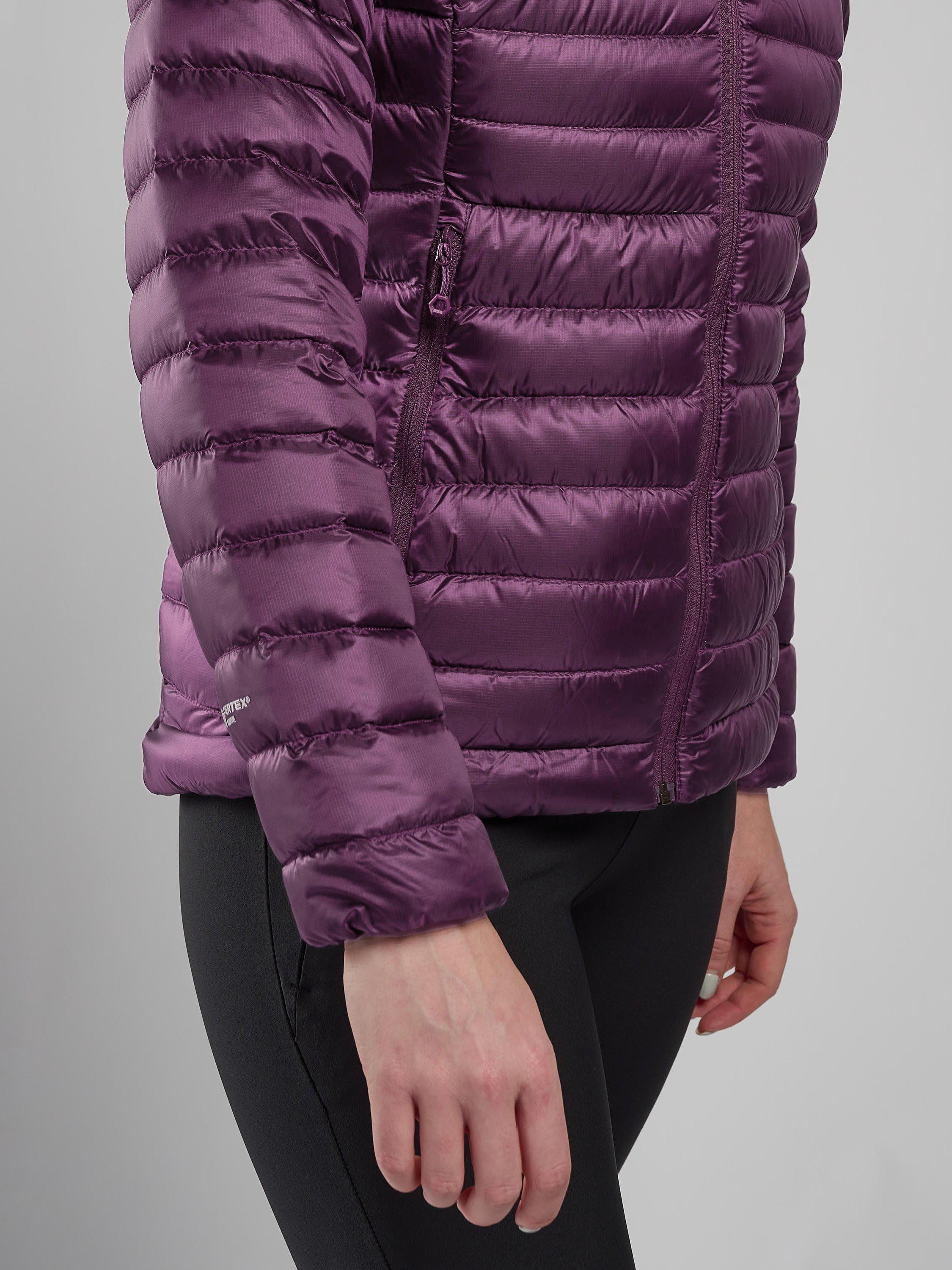 Product image 5 of 8, which shows Montane Anti-Freeze Women's Recycled Packable Down Jacket, Saskatoon Berry, 8