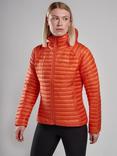 Montane Anti-Freeze Lite Women's Recycled Packable Down Jacket, Tigerlily