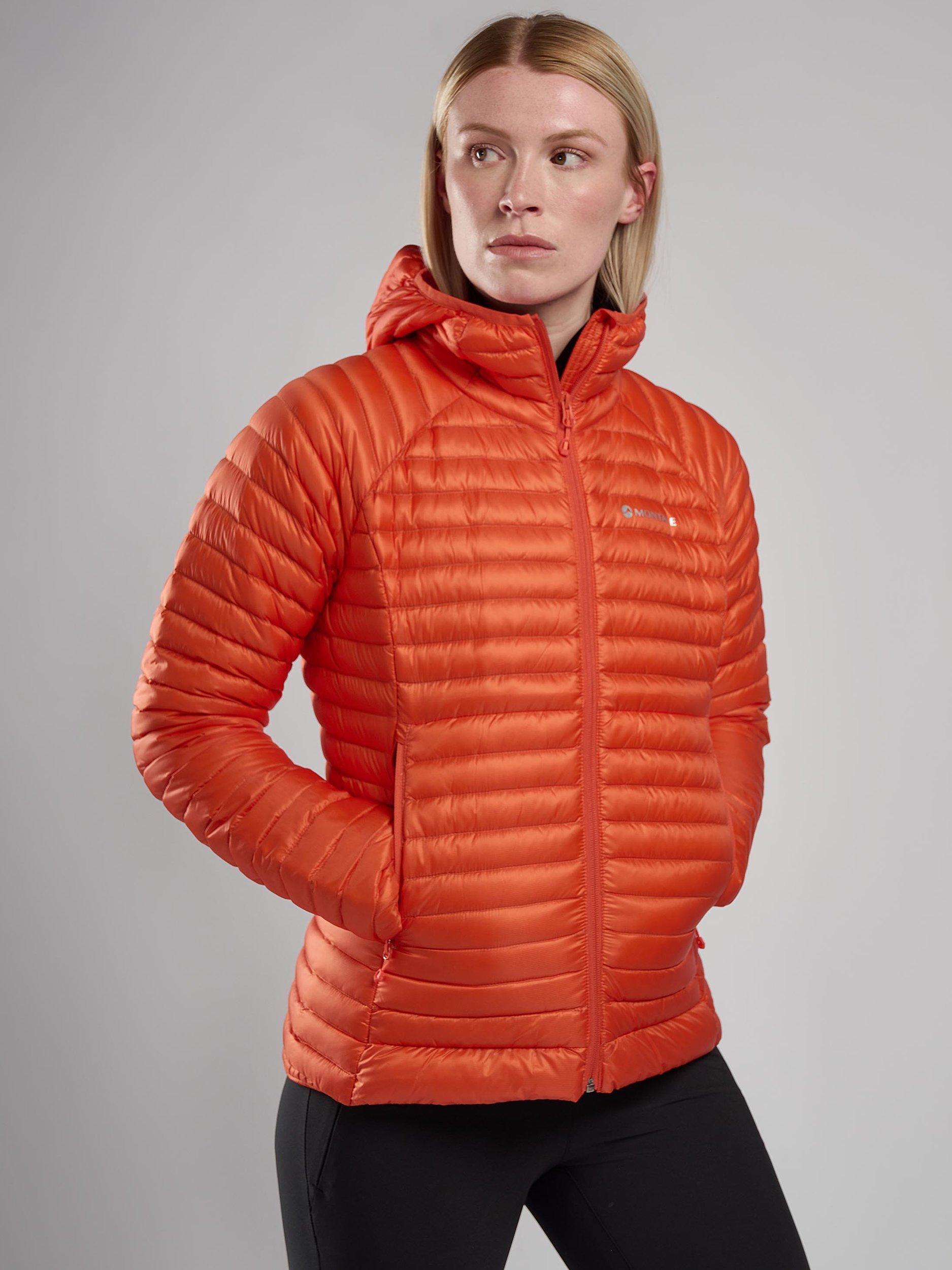 Montane Anti-Freeze Lite Women's Recycled Packable Down Jacket, Tigerlily