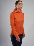 Montane Fury Lite Zip Through Hoodie, Tigerlily