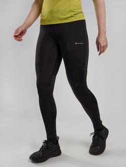 Montane Women's Slipstream Trail Tights, Black, Black