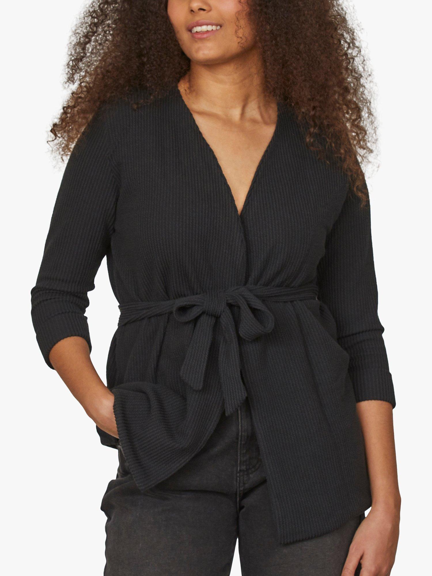Sisters Point Caddy Tie Wrap Jacket, Black