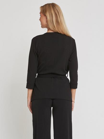 Sisters Point Caddy Tie Wrap Jacket, Black - view 2, Black