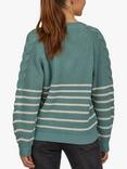Sisters Point Striped V-Neck Jumper