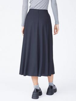 Sisters Point Midi A-Line Skirt, Black - view 2, Black