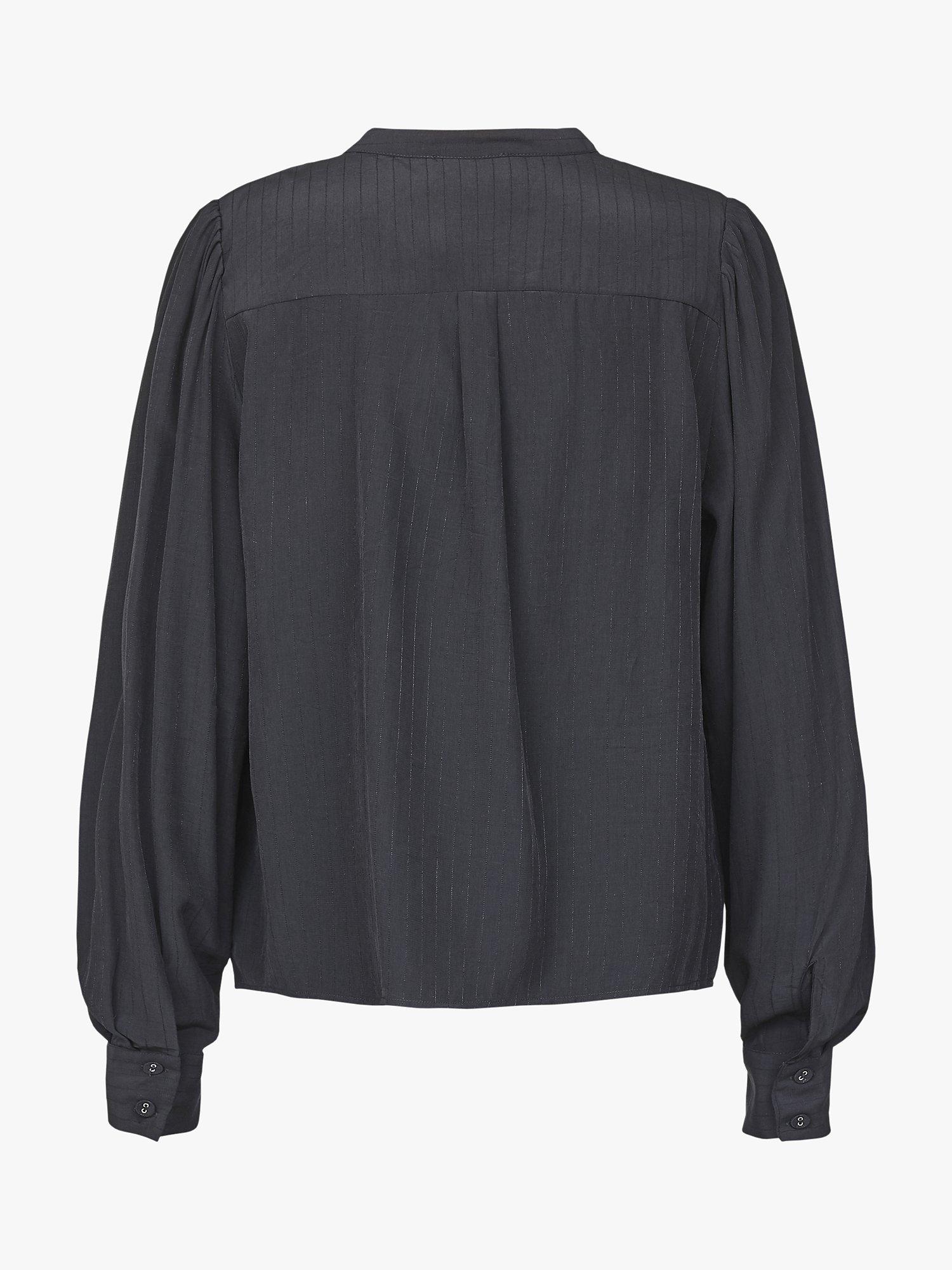 Product image 5 of 5, which shows Sisters Point Viada Lace Detail Blouse, Black, S