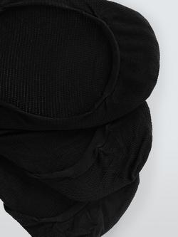 John Lewis Micro Mesh Liner Socks - view 2, Black