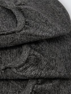 John Lewis Trainer Liner Socks, Pack of 3 - view 2, Dark Grey Marl