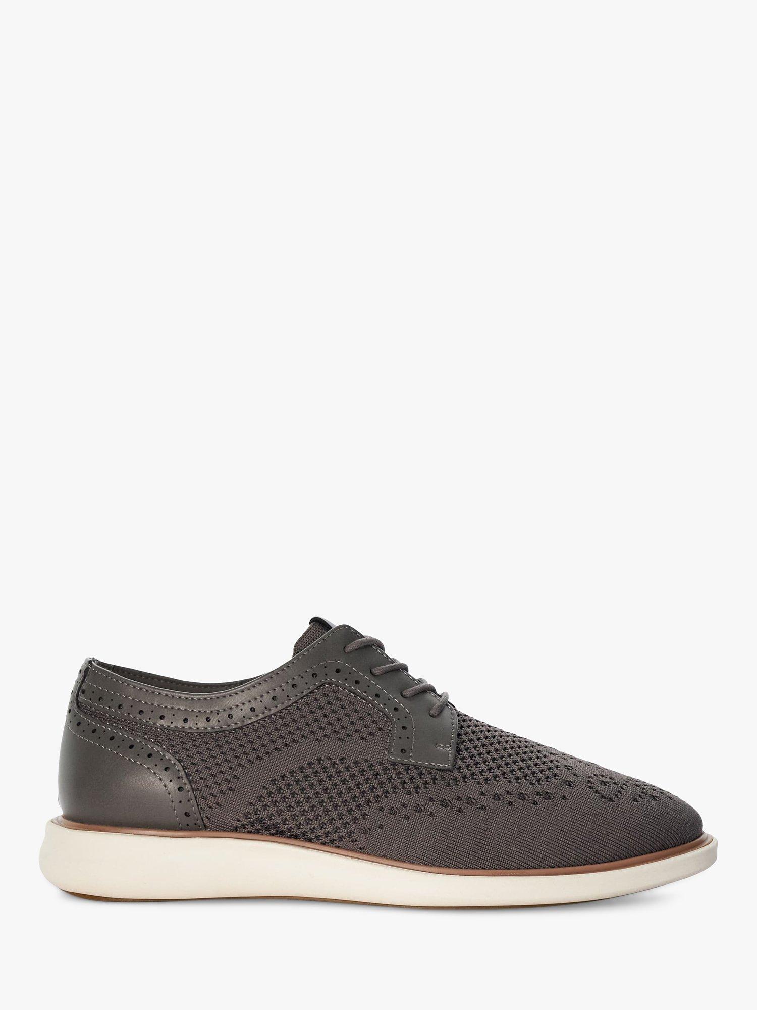 Dune Barrow Fabric Hybrid Derby Shoes, Grey-fabric