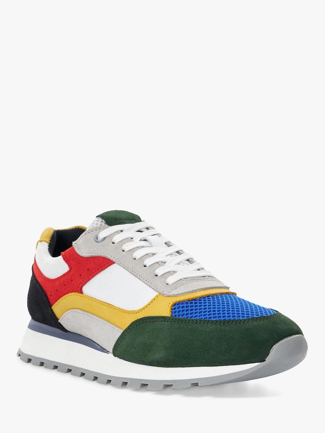 Dune Tetra Suede Trainers, Multi, 12