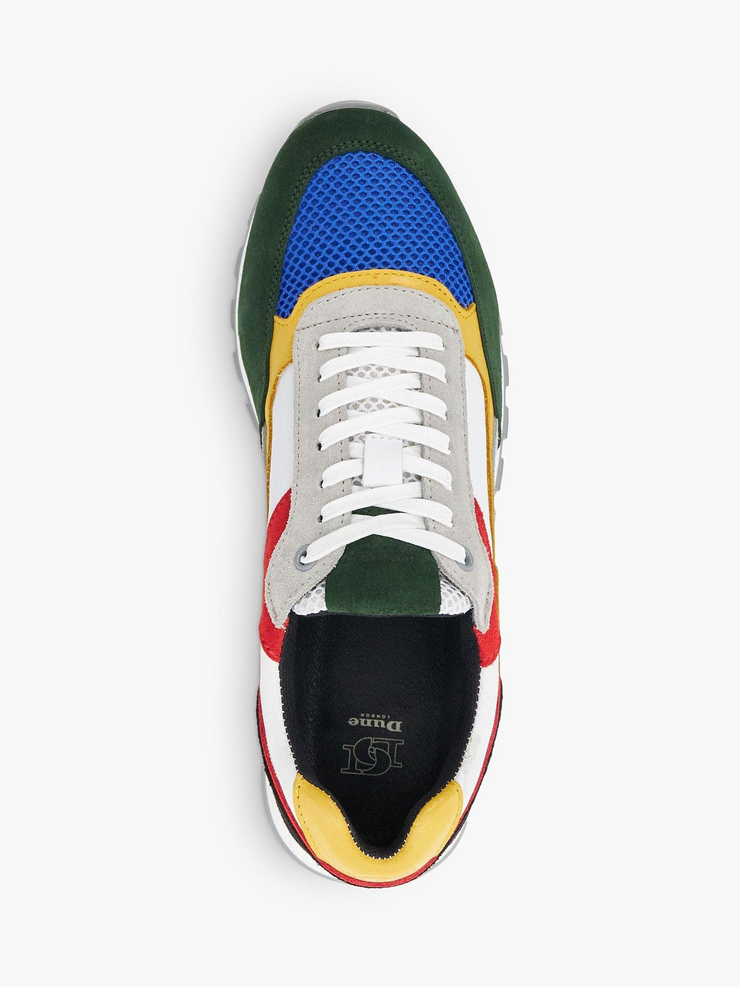 Dune Tetra Suede Trainers, Multi, 12