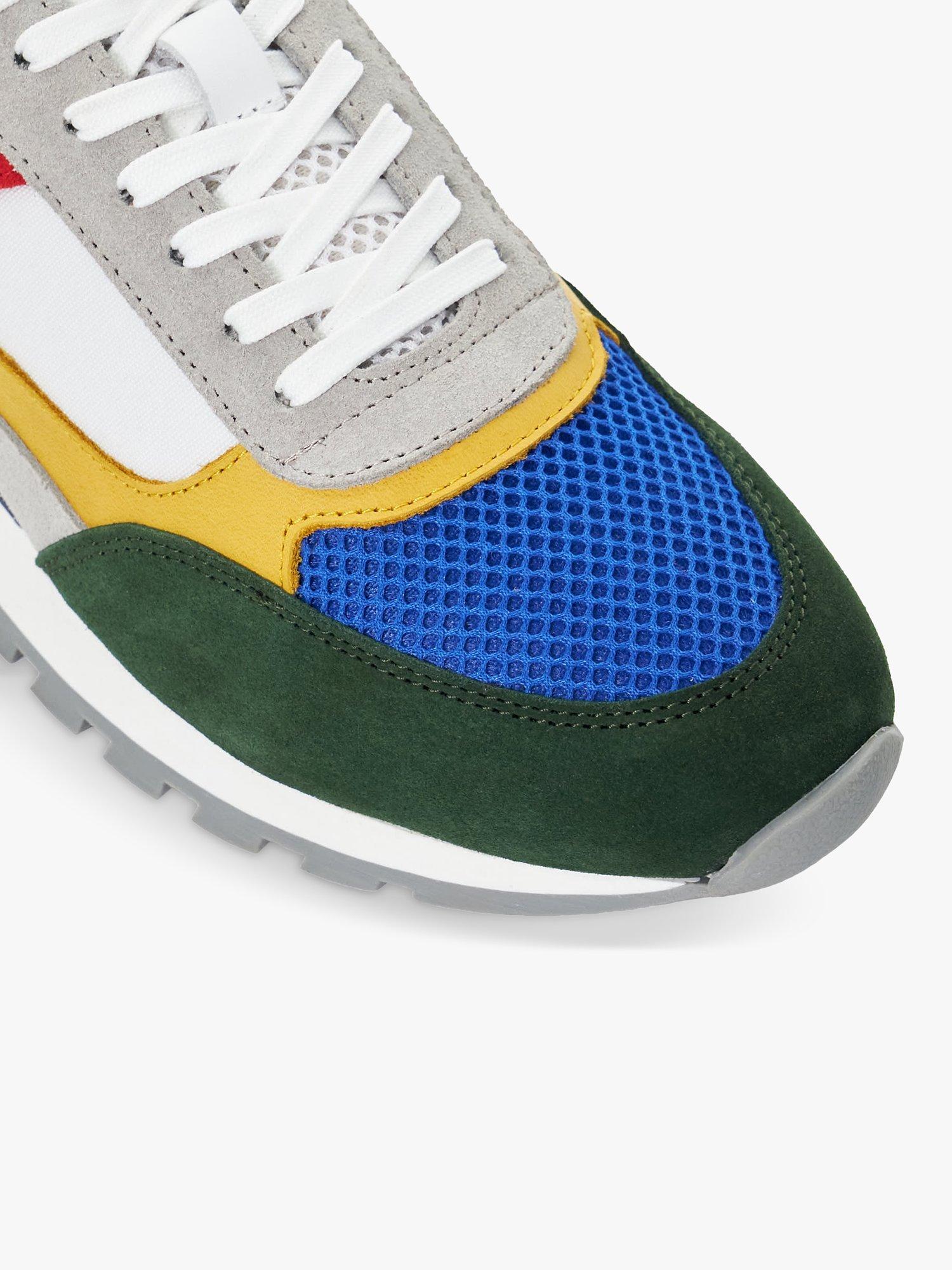 Dune Tetra Suede Trainers, Multi, 12