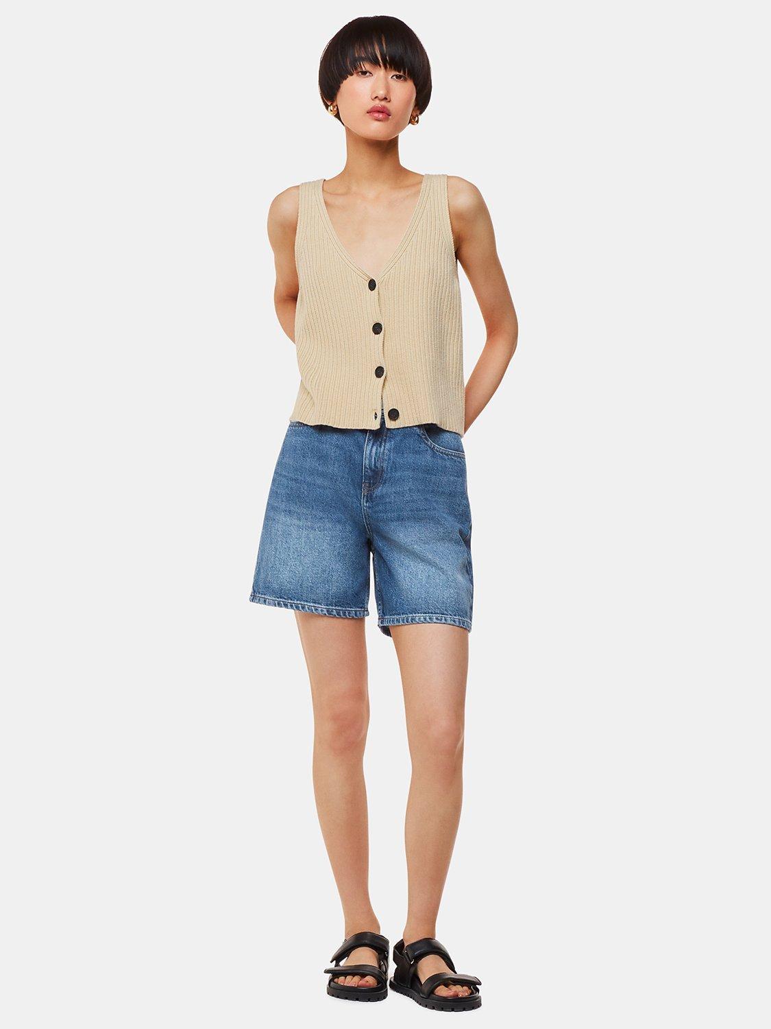 Whistles Authentic Denim Shorts, Denim, 24