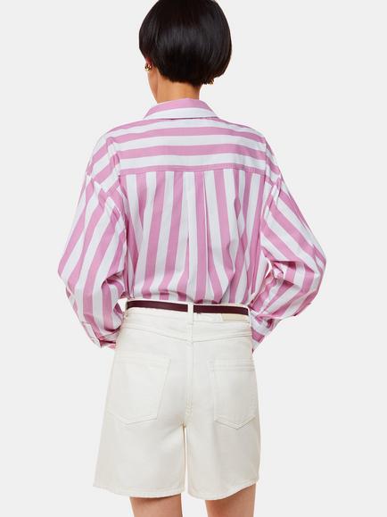 Whistles Authentic Denim Shorts - view 2, White