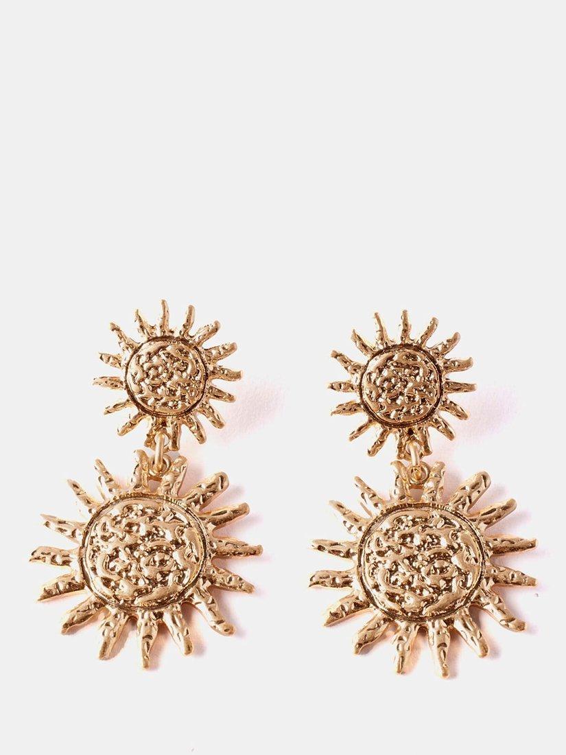 Mint Velvet Sunburst Earrings