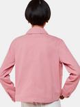 Whistles Marie Short Cotton Jacket, Dusty Pink