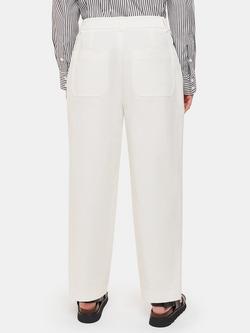 Whistles Petite Bethany Barrel Leg Trousers - view 2, White