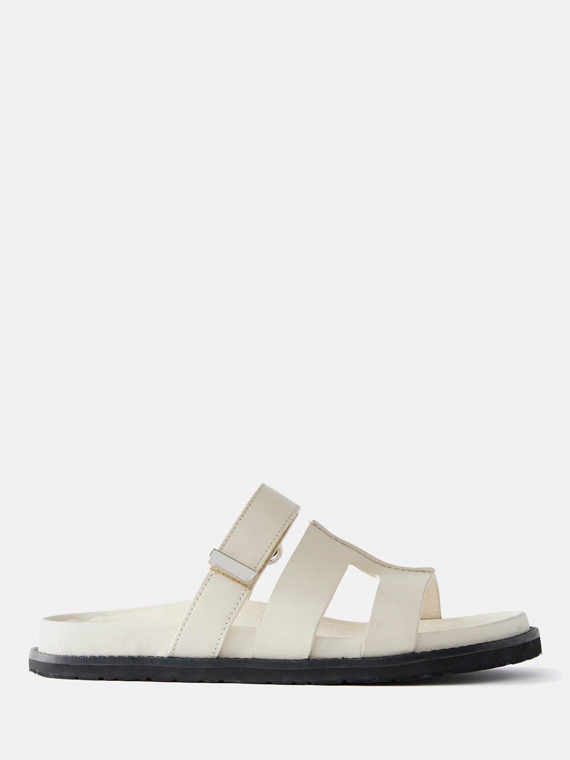 Mint Velvet Chunky Sandals, Cream