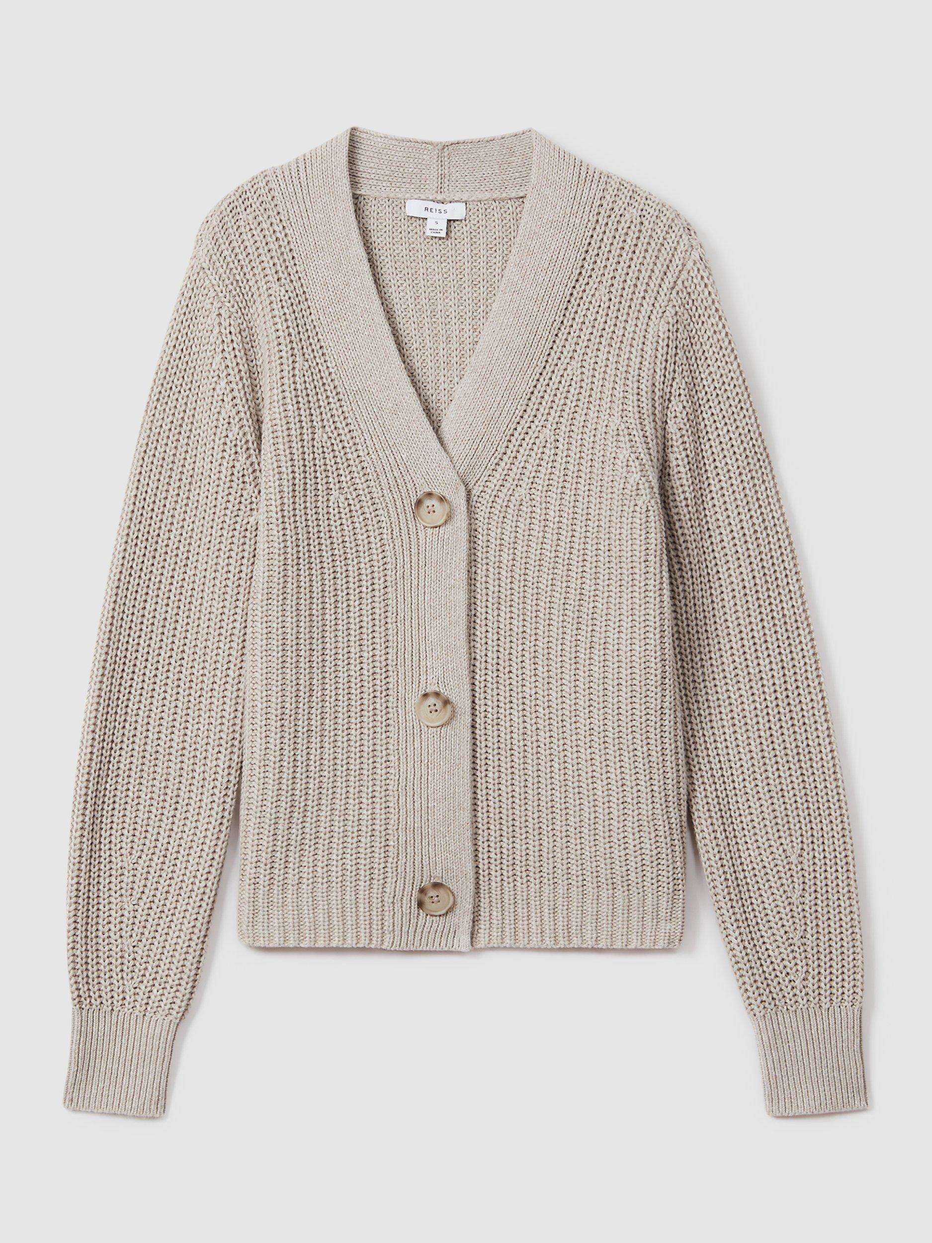 Abyssea Chain frayed knit cardigan（Abyssea Chain Frayed