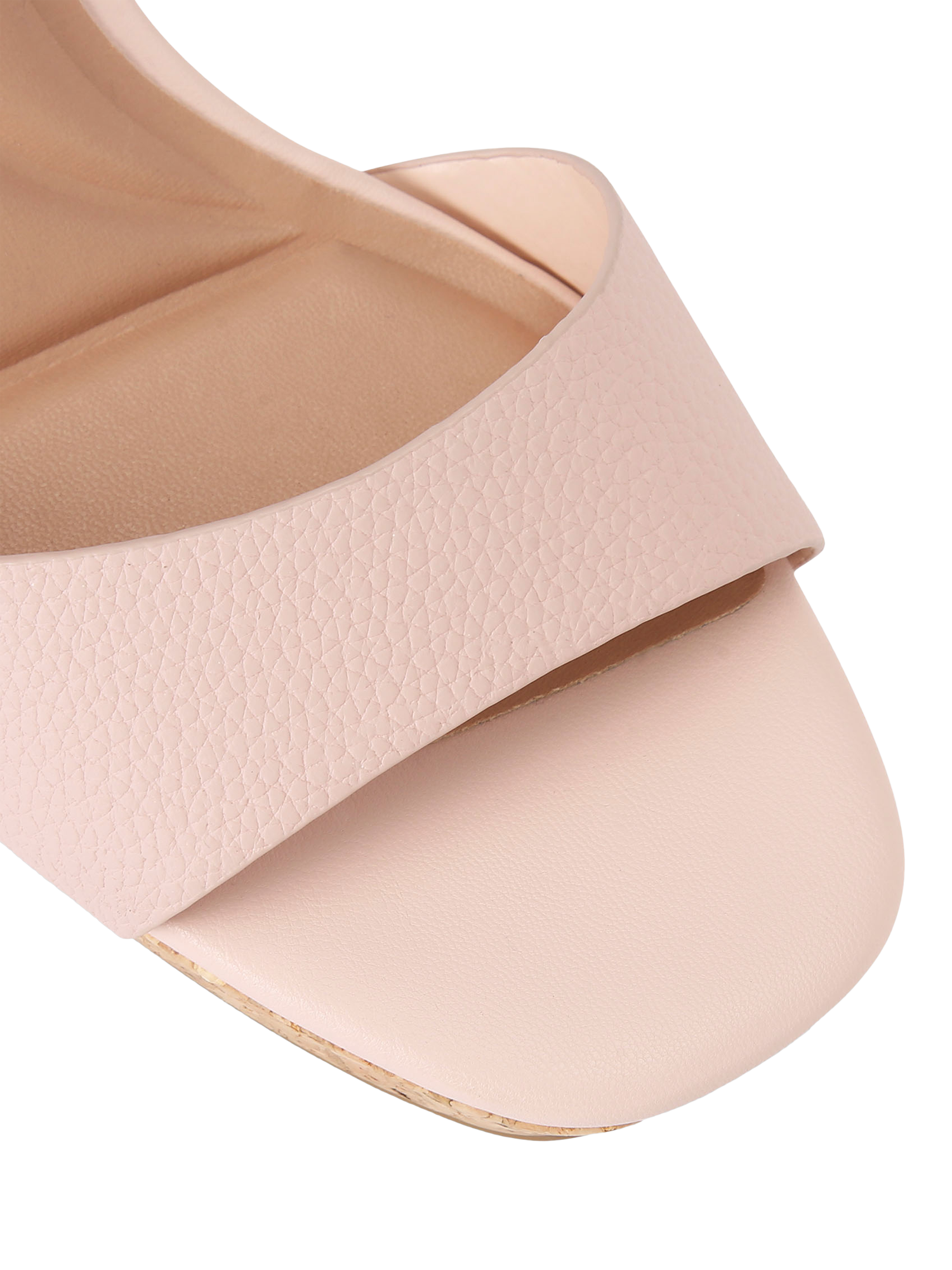 Product image 4 of 4, which shows Carvela Sadie Wedge Heel Sandals, Pink, 3