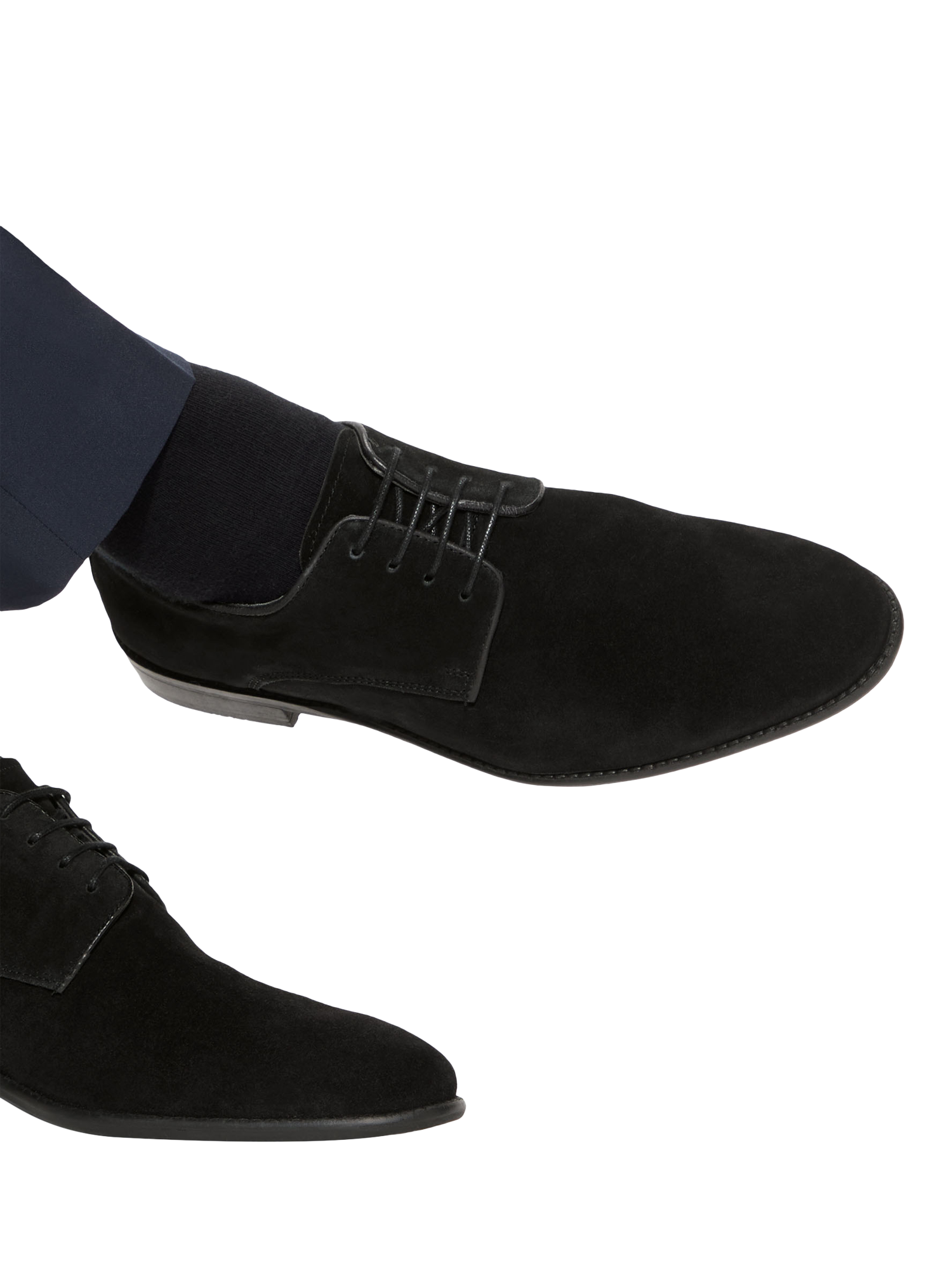 Product image 2 of 4, which shows KG Kurt Geiger Reugen Leather Brogues, Black, 6