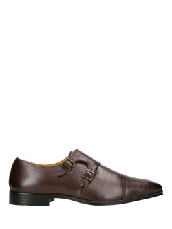 KG Kurt Geiger Collins Monk Shoes, Mid Brown