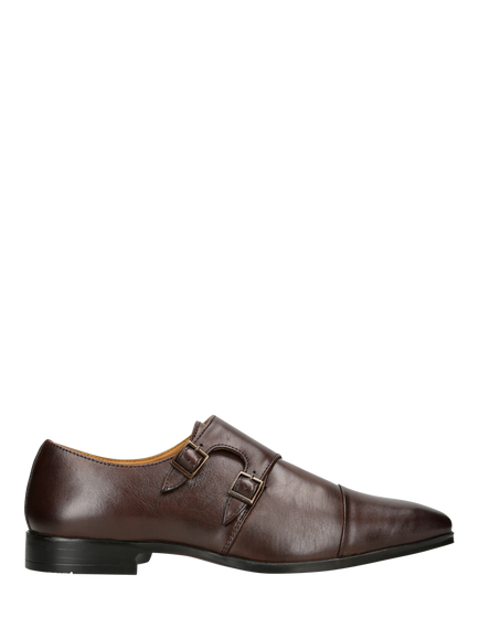 KG Kurt Geiger Collins Monk Shoes, Mid Brown