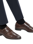 KG Kurt Geiger Collins Monk Shoes, Mid Brown