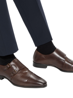 KG Kurt Geiger Collins Monk Shoes - view 2, Mid Brown