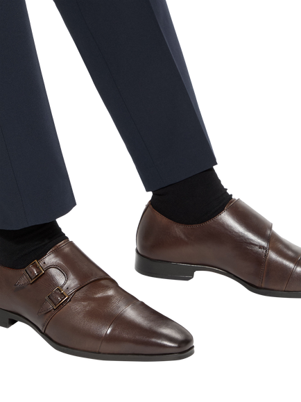 KG Kurt Geiger Collins Monk Shoes - view 2, Mid Brown