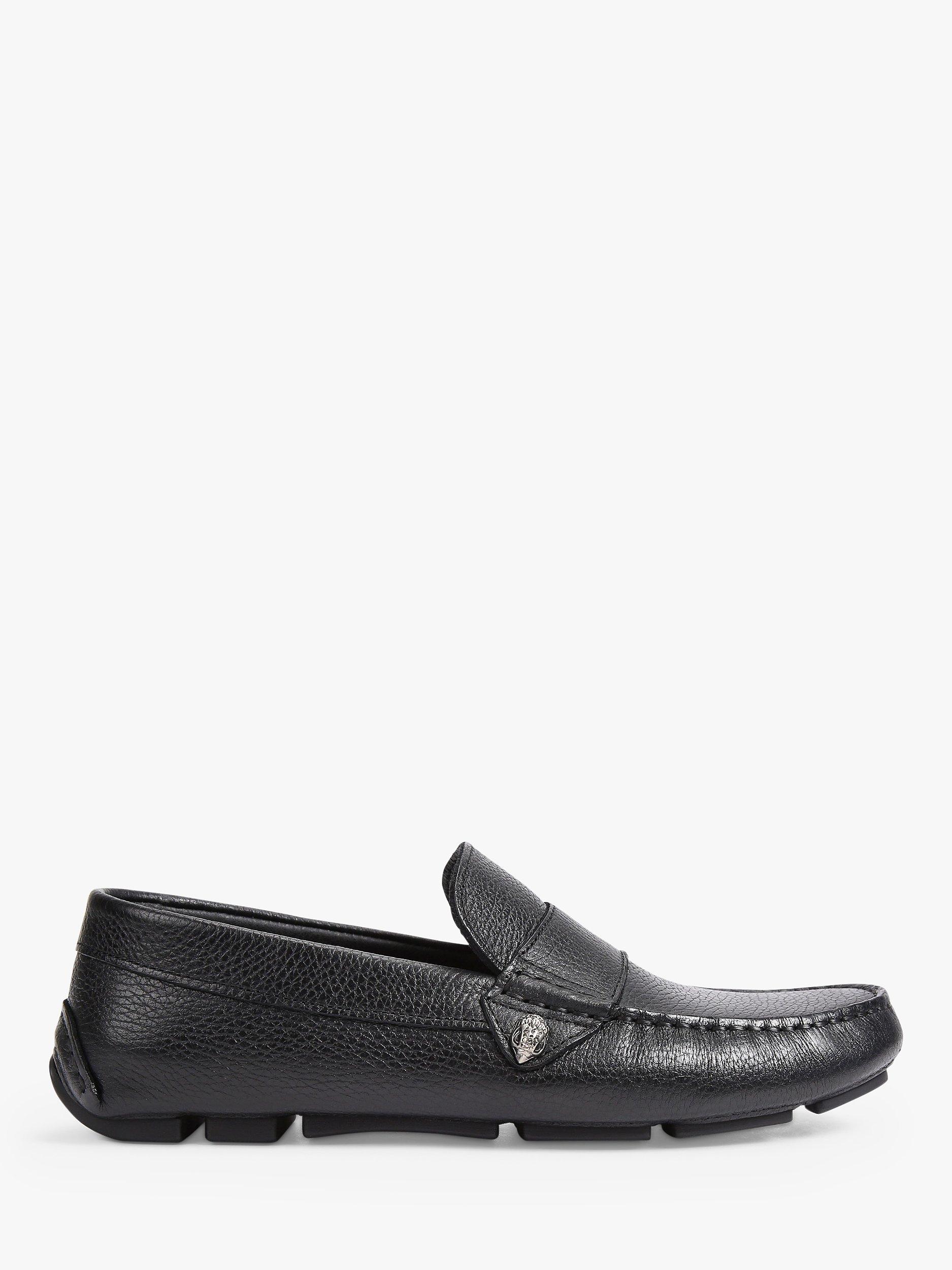 Kurt Geiger London Stirling Leather Loafers, Black