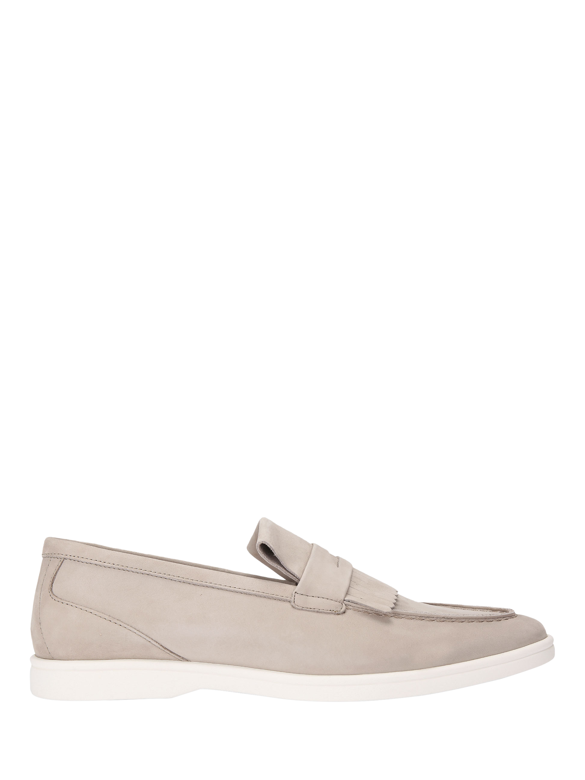 Kurt Geiger London Julian Nubuck Slip On Loafers, Light Grey