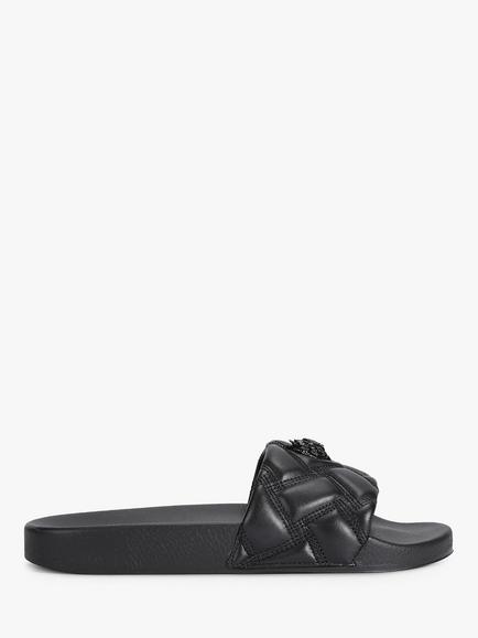 Kurt Geiger London Meena Drench Sliders, Black, Black