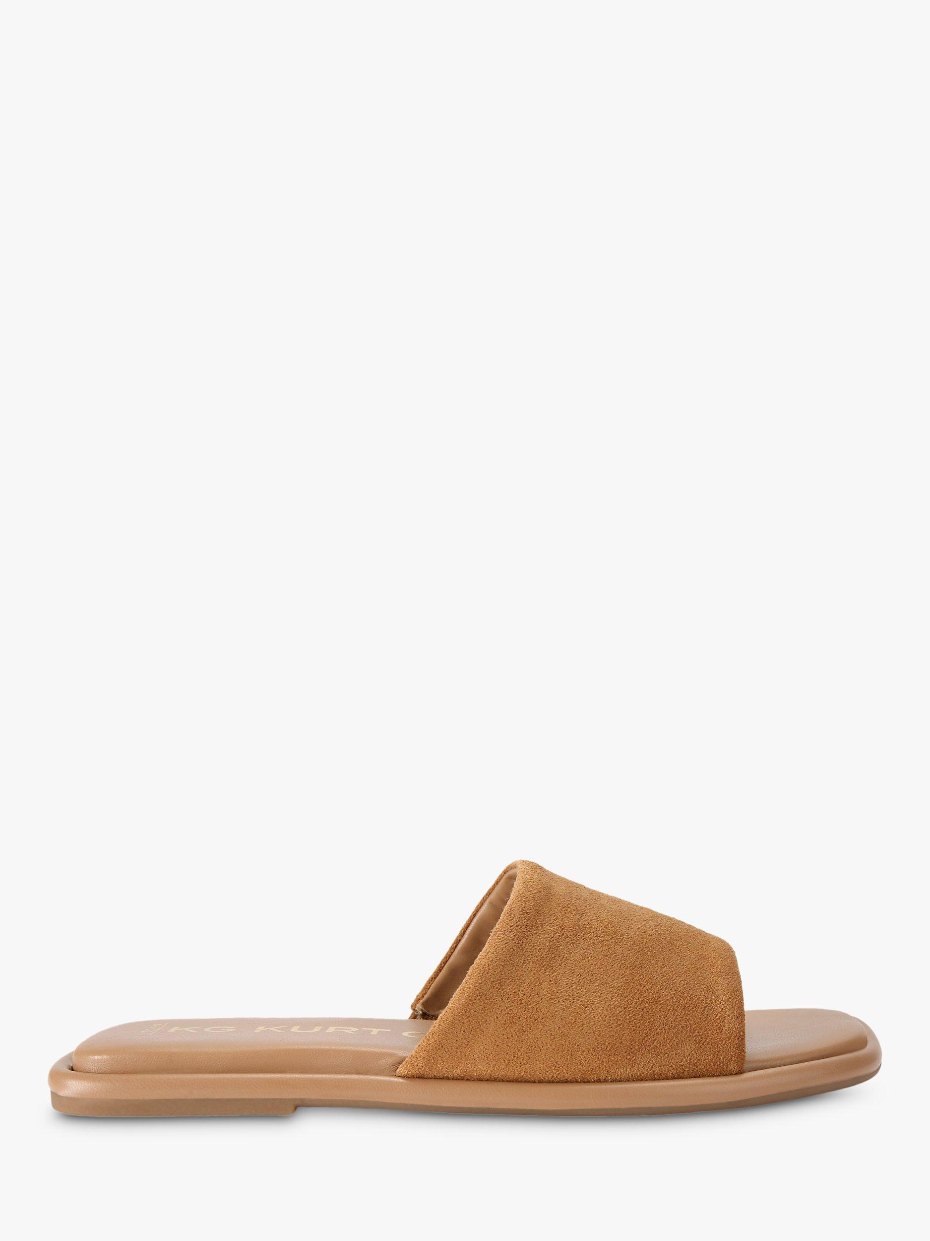 KG Kurt Geiger Rogan Slider Sandals, Tan