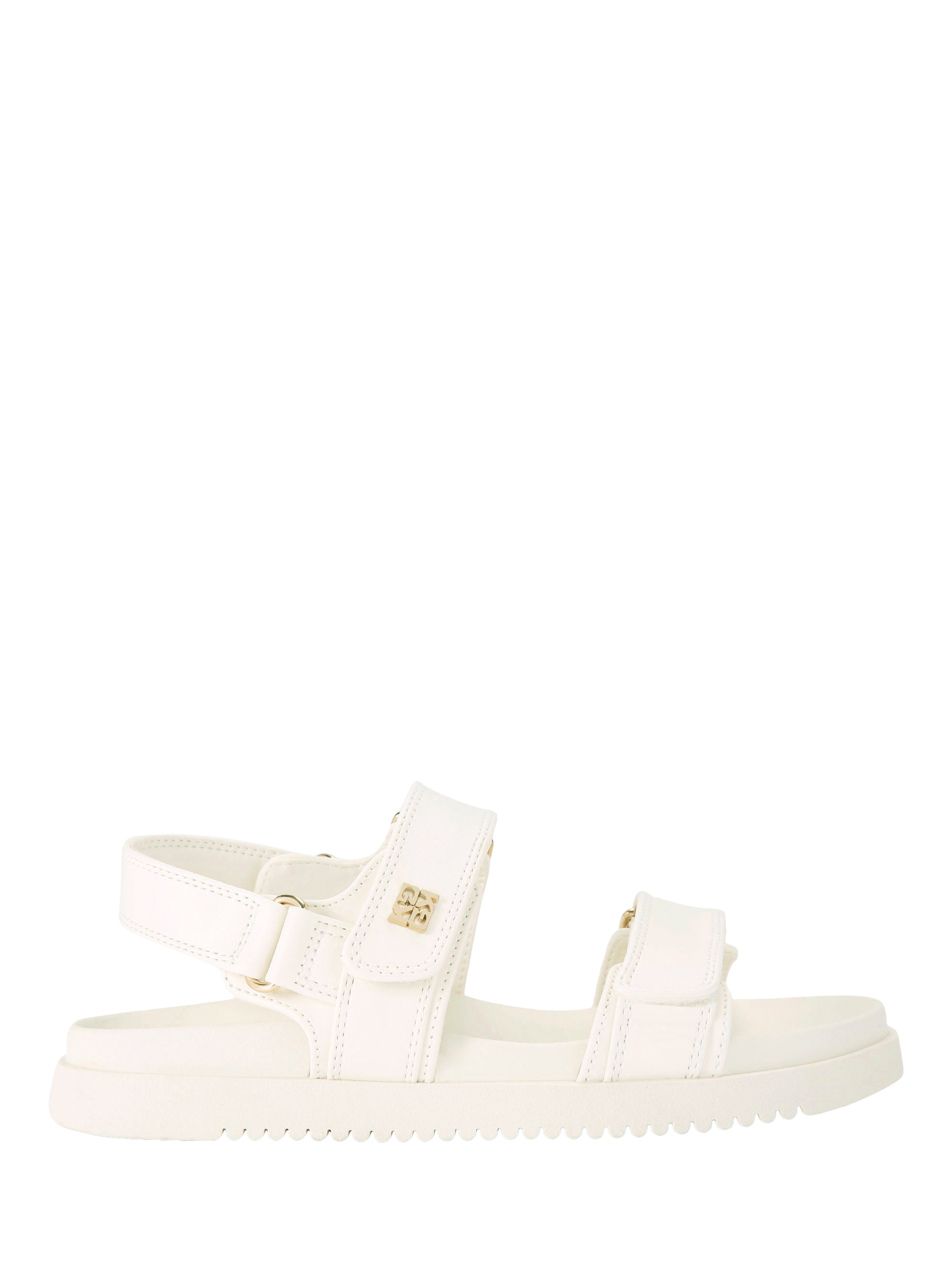 Product image 1 of 5, which shows KG Kurt Geiger Rory Sandals, Putty, 3