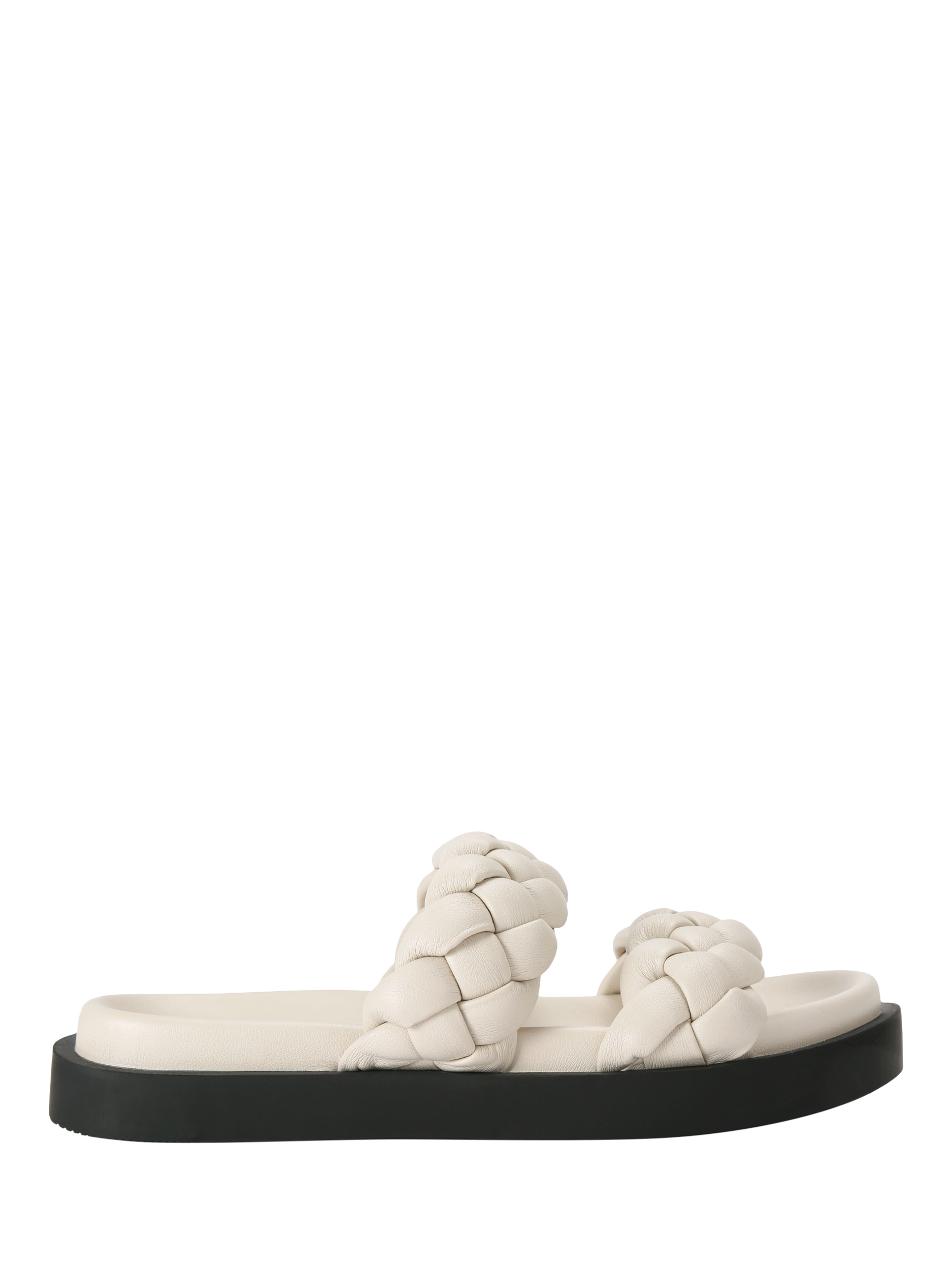 KG Kurt Geiger Rath 2 Braided Strap Sandals, Putty