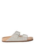 KG Kurt Geiger Ramona Embellished Footbed Sandals, Silver