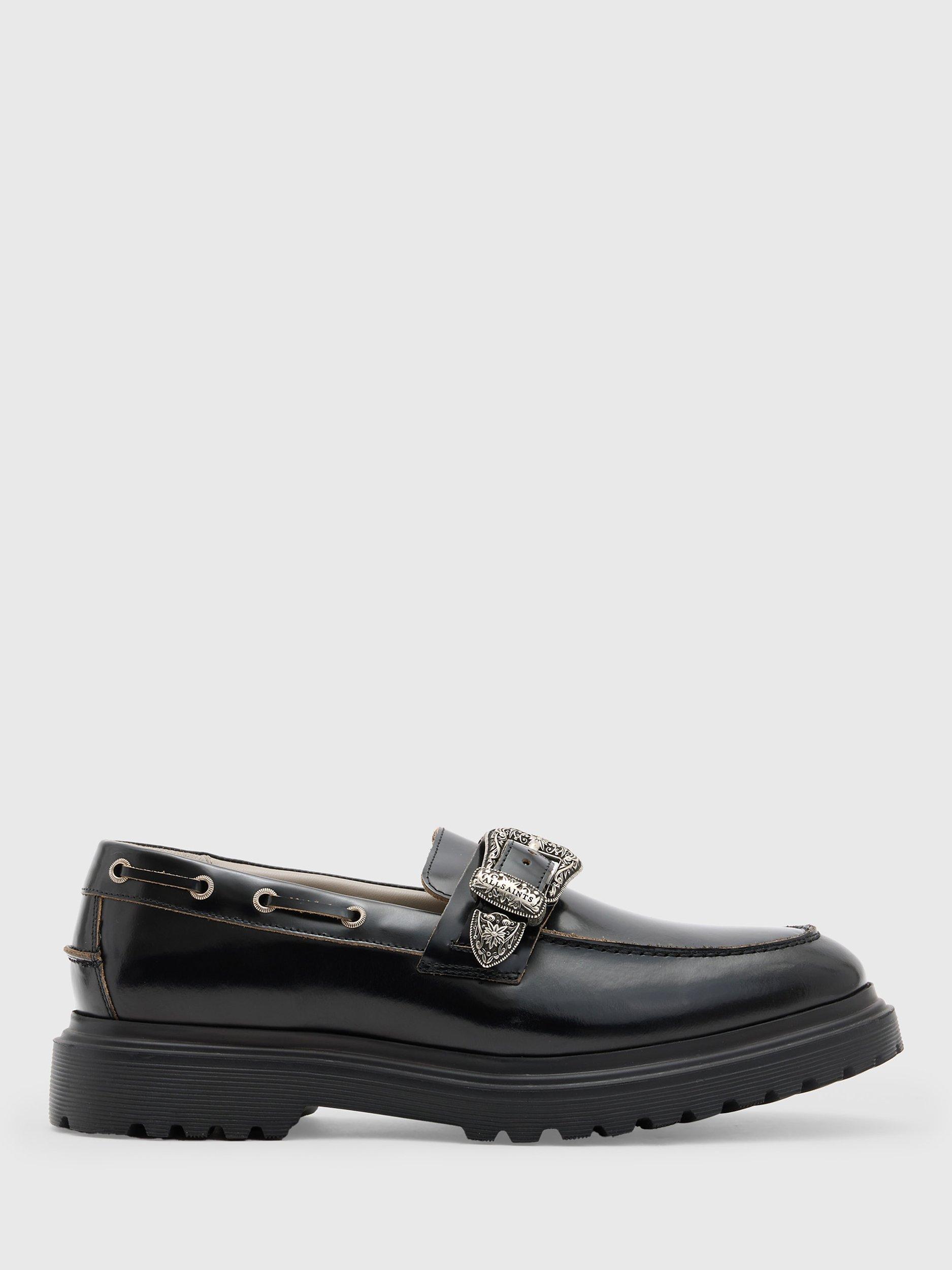 AllSaints Hanbury Loafers, Black