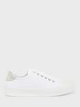 Hobbs Kasia Canvas Low Top Trainers, White