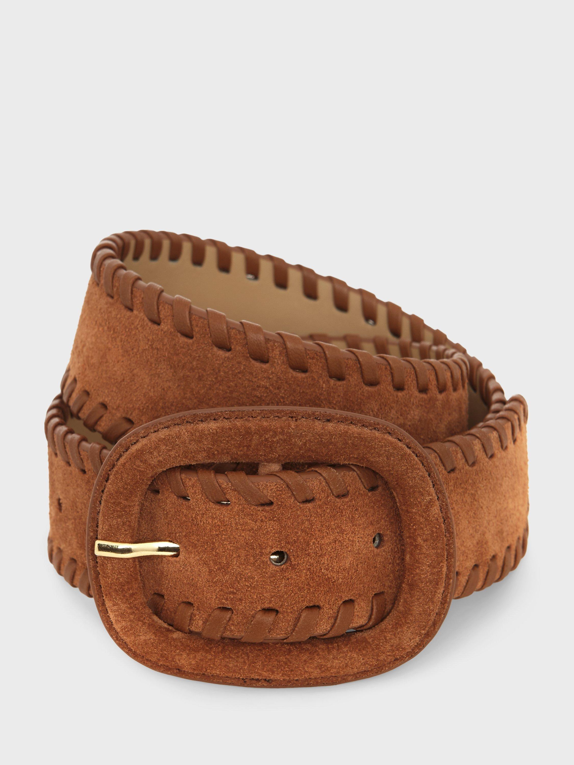 Hobbs Savannah Suede Belt Tan